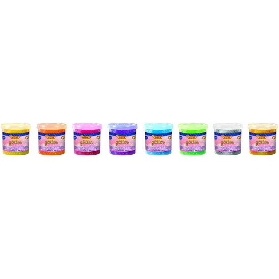 Jovi | Glitter Paint | 55ml | Pack of 6 Assorted Colors
