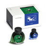 Colorverse Schrodinger - Green Without Shimmer - Cat - Blue With Shimmer - Fountain Pen Ink 21 - 22 Multiverse Series, Season 3, 65ml - 15ml - 2 Bottle Set, Dye-Based, Nontoxic, Made In Korea