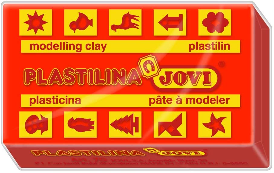 Jovi | Modelling Clay | 30 Bars Of 50gm | Red