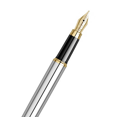 Scrikss | Oscar 39 | Fountain Pen | Chrome-GT- Medium