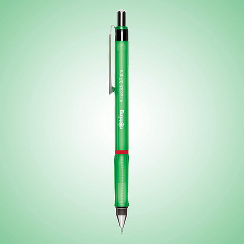 Rotring Visuclick 0.7mm Mechanical Pencil, 2B Lead, Green Barrel - Pack of 12