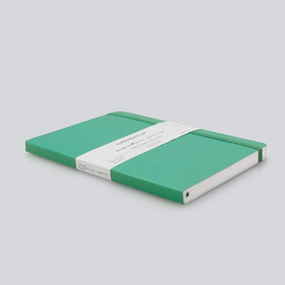 myPAPERCLIP Signature Series Recycled SHIRO ECHO 90 GSM from FAVINI Srl, Italy A5 Doted Green Notebook -192 Pages