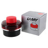 Lamy T52 Red Premium Fountain Pen Ink, 50ml Ink Pot With Blotting Paper Roll