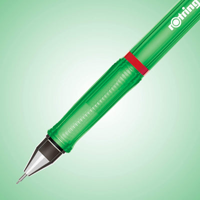 Rotring Visuclick 0.7mm Mechanical Pencil, 2B Lead, Green Barrel - Pack of 12