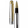 Otto Hutt | Design 02 | Roller ball point pen | Smooth Silver Gold Trim