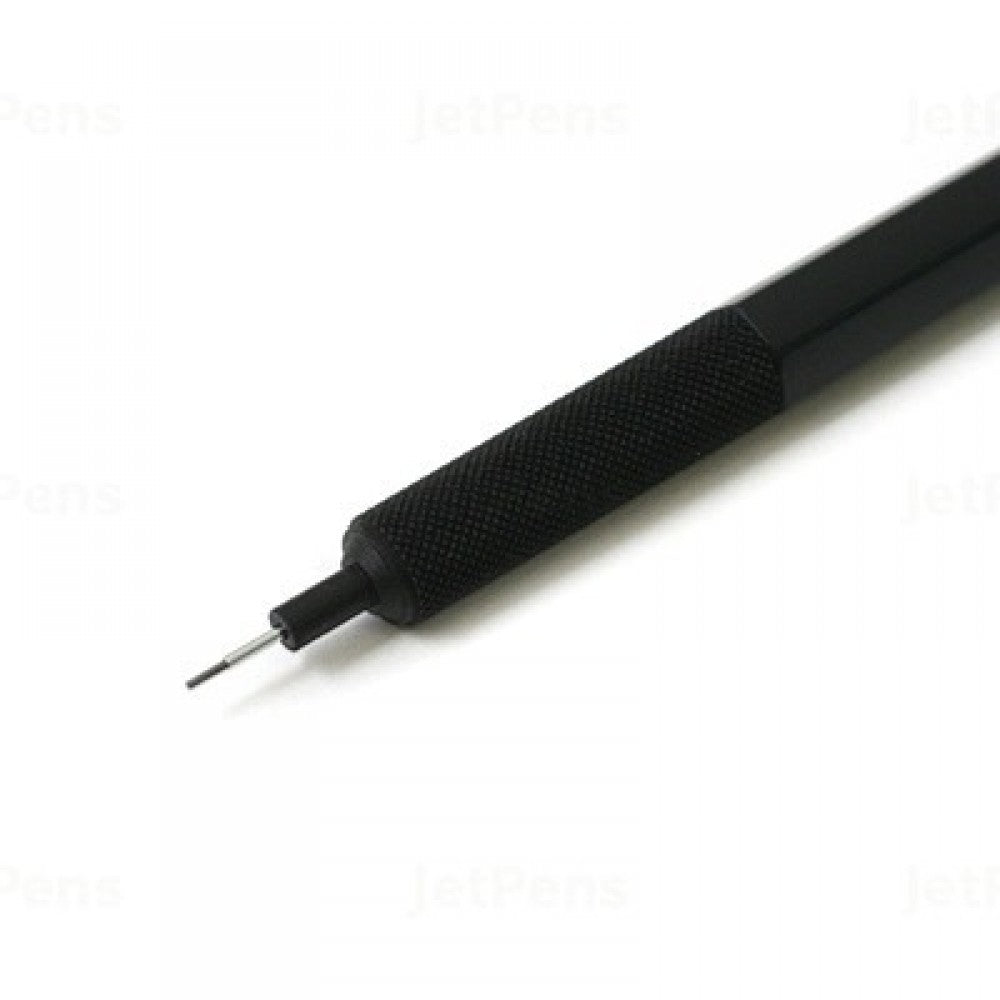 Rotring 500 Black 0.5mm Mechanical Pencil,Metal Knurling Grip,Fixed Lead Pipe.