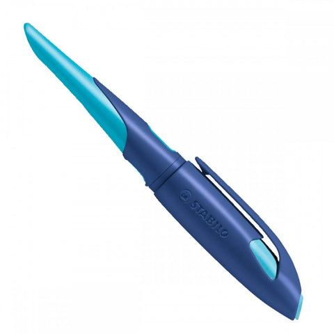Stabilo | Easy Birdy | Fountain Pen | Right Handed | Blue-Azure | Medium nib
