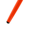 Platignum Studio Orange Fountain Pen, Stainless Steel Medium Nib, Black - Blue Cartridge - Converter - 50313