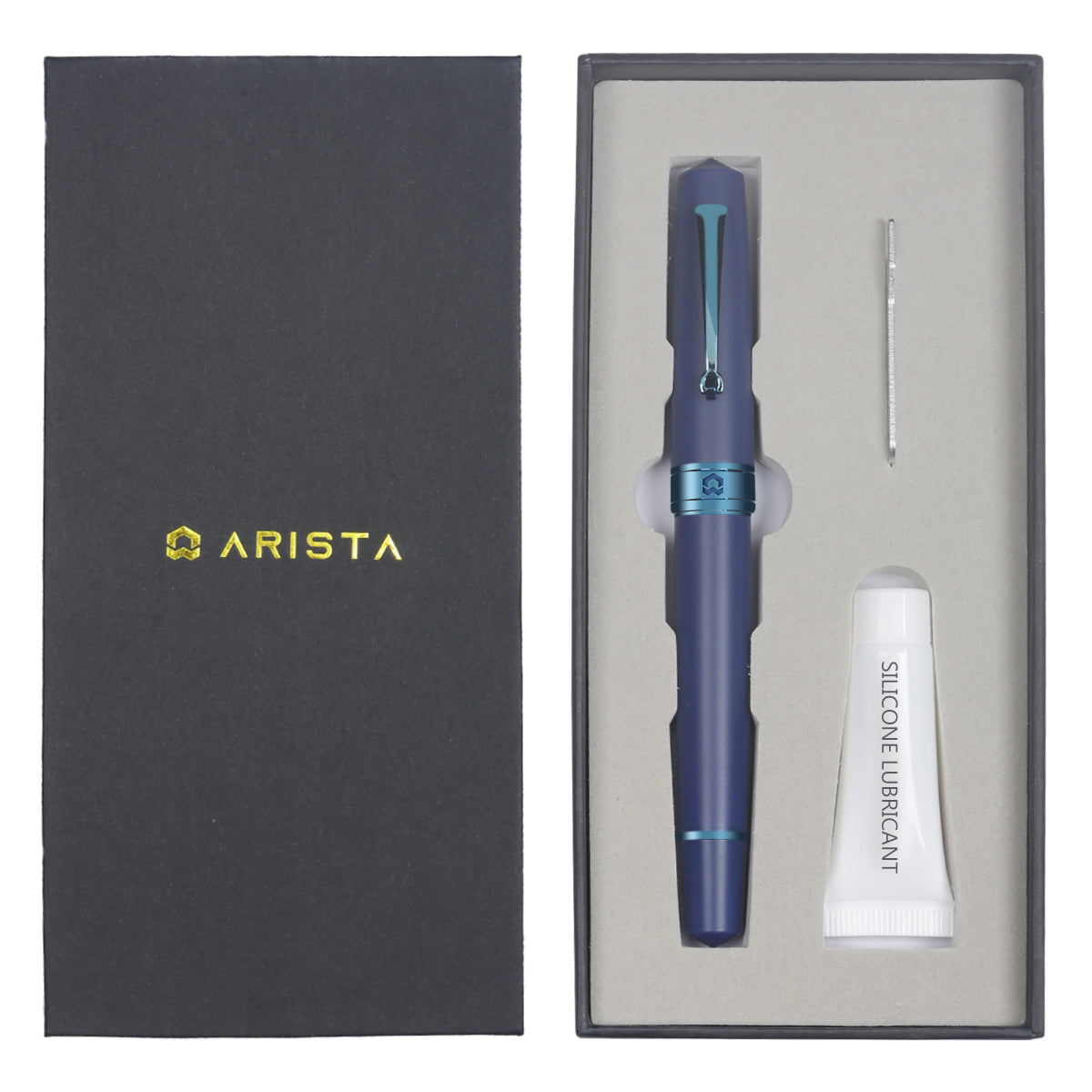 Arista | One Classic | Fountain Ink Pen | Blue Pvd Plated