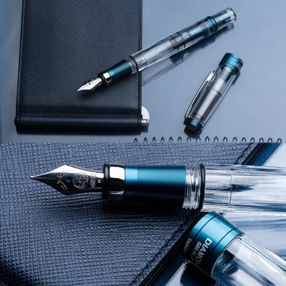 Twsbi, Fountain Pen - Diamond 580 Al R Prussian Blue.
