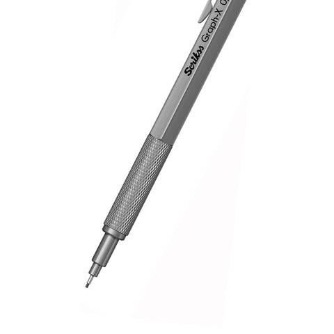 Scrikss | Graph-X | Mechanical Pencil | Satin Grey Titanium-0.5mm