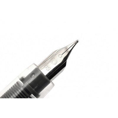 Platinum Preppy Black Fountain Ink Pen With Stainless Steel 0.5 Medium Nib,blue-black Ink Cartridge Included, Slip And Seal Cap Design.