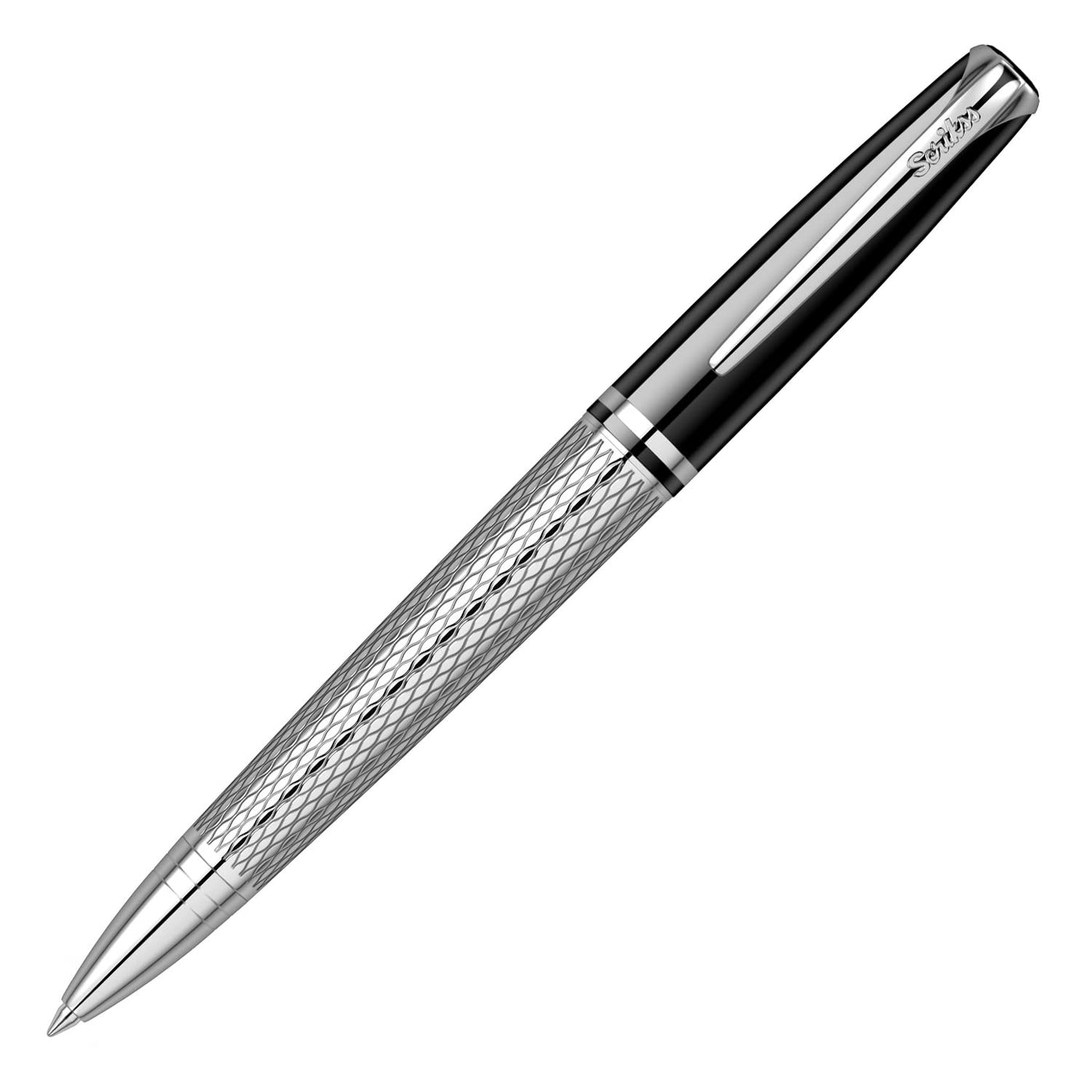 Scrikss | Pera 477 | Ballpoint Pen | Black Chrome-CT
