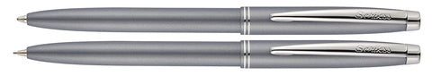 Scrikss | 108 Prestige | Ballpoint Pen + Mechanical Pencil Set | Dark Grey-CT