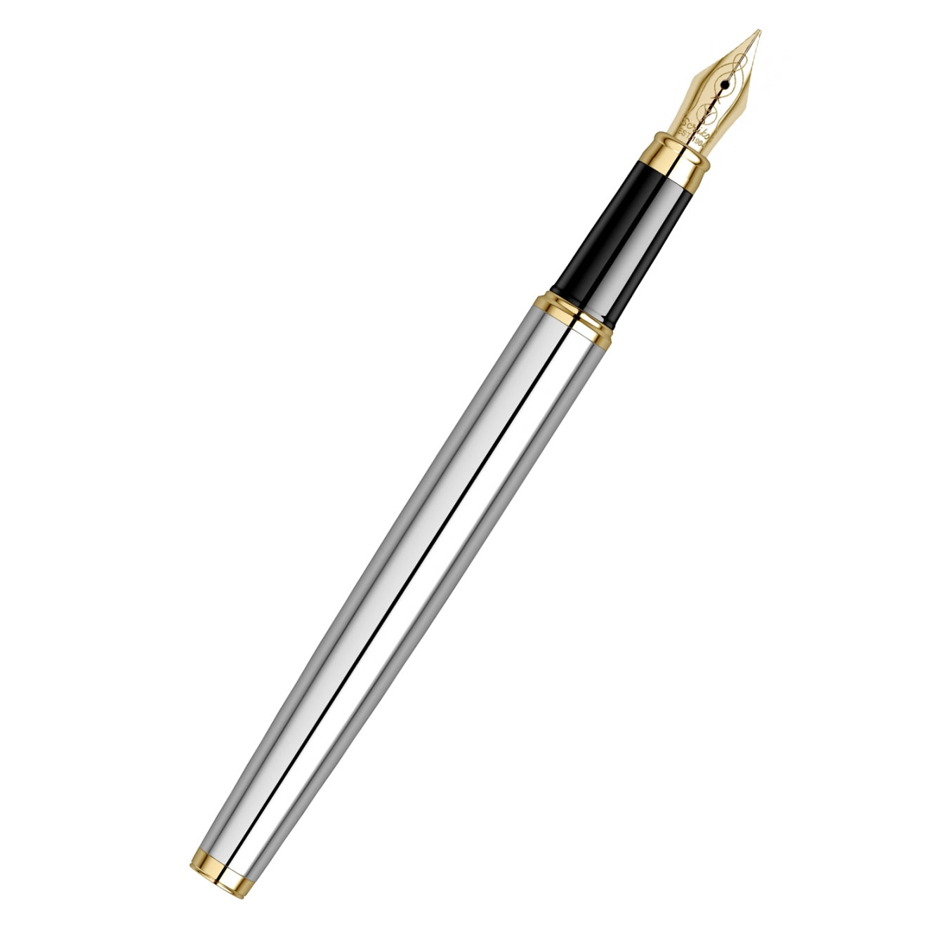 Scrikss | Oscar 39 | Fountain Pen | Chrome-GT- Medium