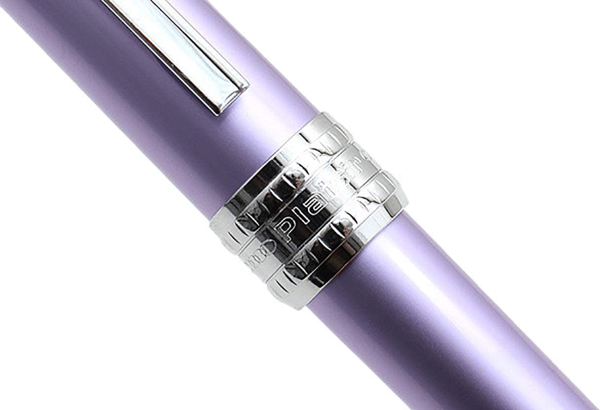 Platinum | Fountain Pen | Plaisir | Stainless Steel | Violet Barrel