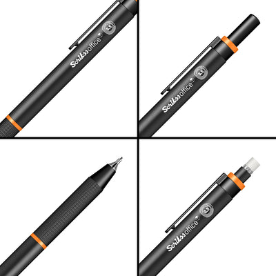 Scrikss | Twist | Mechanical Pencil | Orange-0.5mm