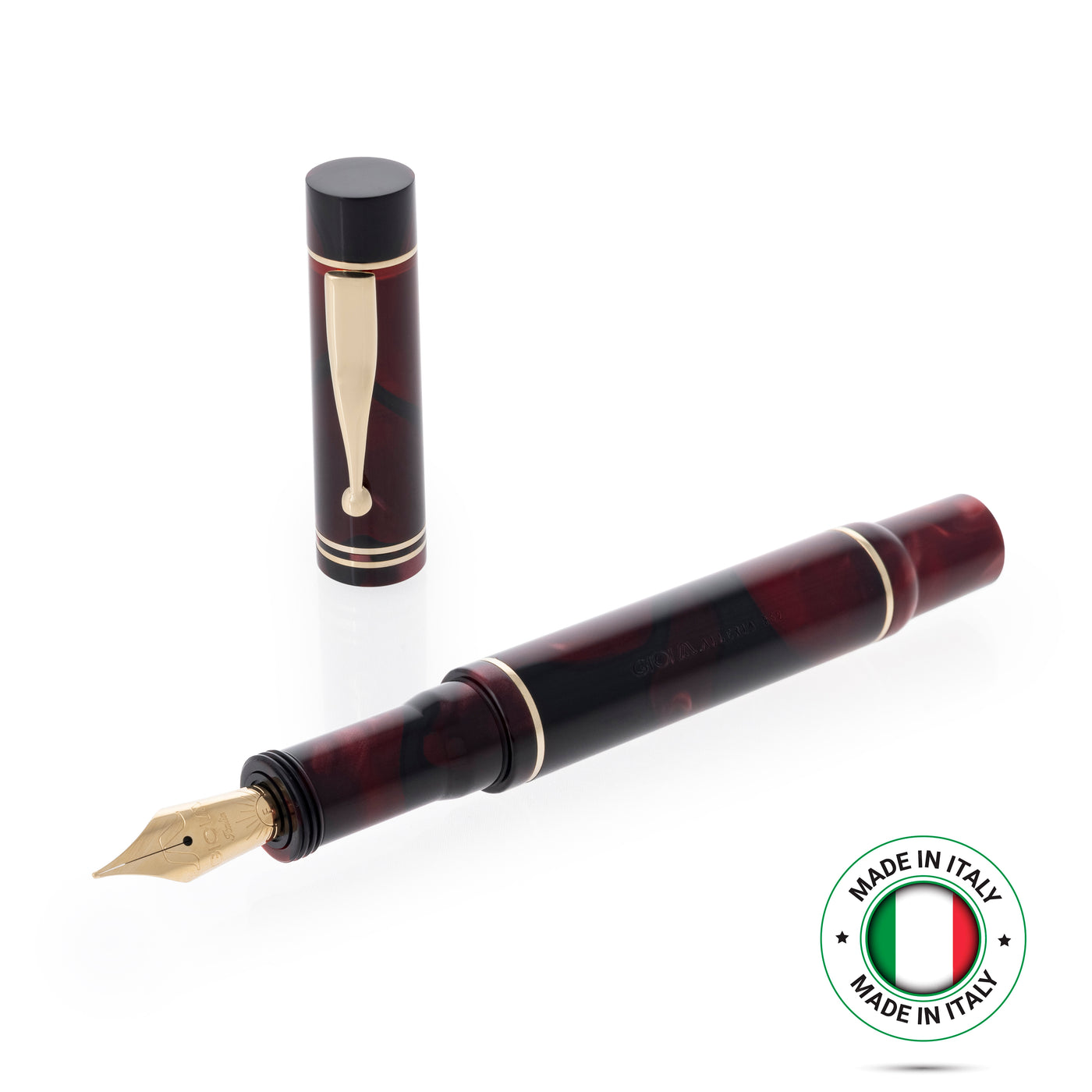 Gioia | Alleria | Fountain Pen | Amaranto Red-black GT