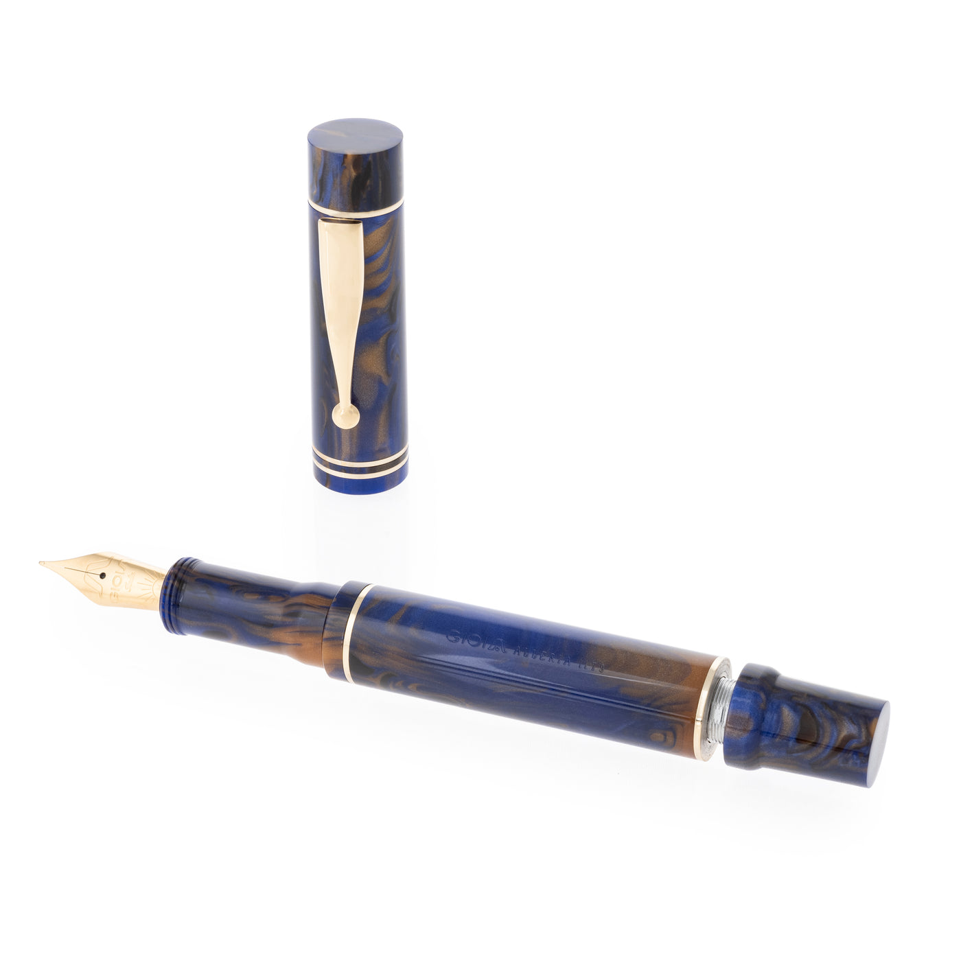 Gioia | Alleria | Fountain Pen | Crepuscola Blue-brown Gt