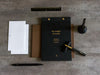 Ystudio, Portable Fountain Pen - Classic Revolve Brassing Black.