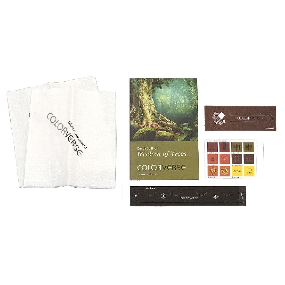 Colorverse Ginkgo Tree - Light Brown - Golden Leaves - Yellow- Fountain Pen Ink 59 - 60 Earth Edition, 65ml - 15ml - 2 Bottle Set, Dye-Based, Nontoxic, Made In Korea