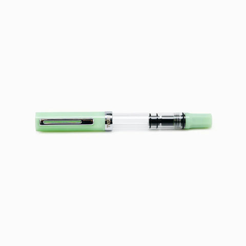 Twsbi Eco Jade Broad Fountain Ink Pen, Piston Filling Mechanism, Plastic Body, Metal Clip, Steel Nib, High Capacity Filler Can Hold Upto 1.7ml Of Ink, Screw-on Cap Mechanism.