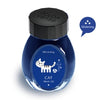 Colorverse Multiverse Cat Glistening Series Under The Shade - Blue Ink 30ml Fountain Pen Ink Bottle Dye Based including Glistening Pigment, Nontoxic, Made in Korea