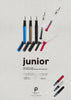 Penlux | Junior | Fountain Pen | Clear Body | Black