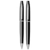 Scrikss | Noble 35 | Ballpoint Pen + Mechanical Pencil Set | Black CT