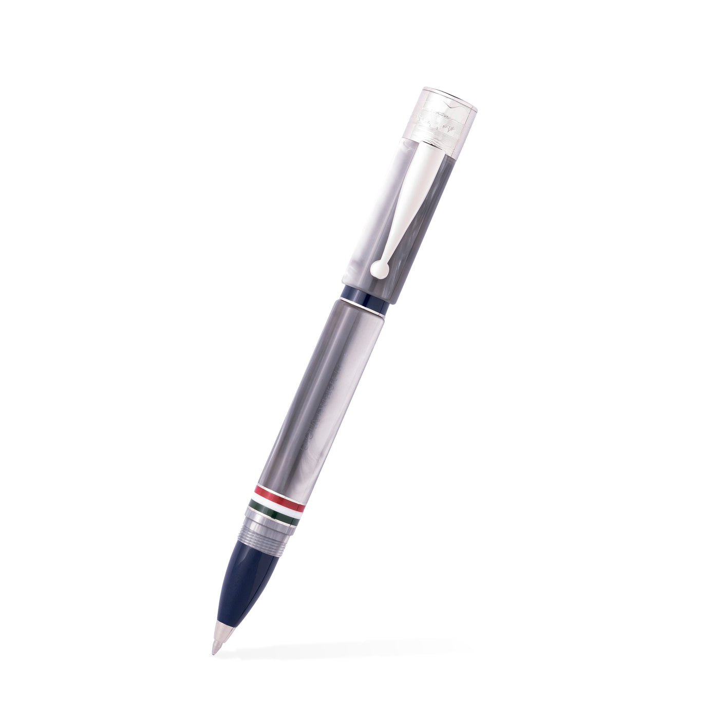 GIOIA | Fountain Pen & Rollerball Pen |Partenope |Madreperla Pearl Rhodium Trims