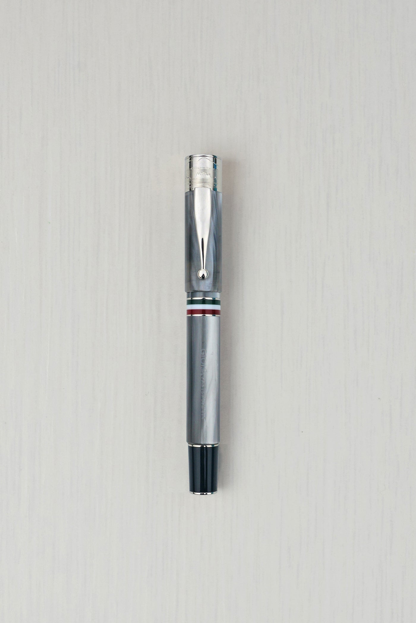 GIOIA | Fountain Pen & Rollerball Pen |Partenope |Madreperla Pearl Rhodium Trims