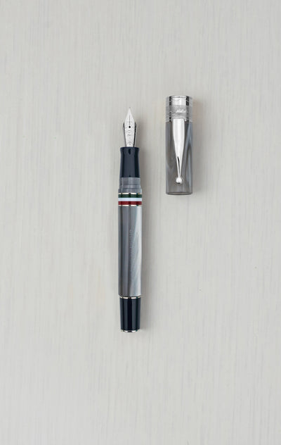 GIOIA | Fountain Pen & Rollerball Pen |Partenope |Madreperla Pearl Rhodium Trims