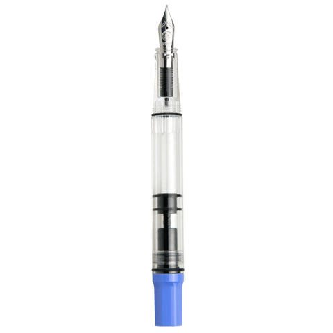 Twsbi Eco Pastel Blue Fountain Ink Pen, Piston Filling Mechanism, Plastic Body, Metal Clip, Steel Nib, High Capacity Filler Can Hold Upto 1.7ml Of Ink, Screw-on Cap Mechanism.