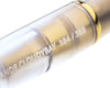 Penlux Masterpiece Grande Great Natural Fountain Ink Pen | Cloudy Bay (Clear) Body Gold Trims | Piston Filling | No. 6 Jowo Nibs