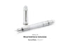 Penlux Masterpiece Grande Great Natural Limited Edition Fountain Ink Pen | Snowflake (Clear) Body | Piston Filling | No. 6 Jowo Nibs