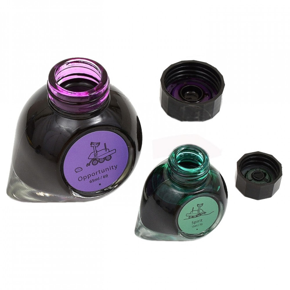 Colorverse Ink | Season 5 | The Red Planet | Opportunity (65ml) and Spirit (15ml) | Purple and Green | 2 Bottle Set | Dye-Based Nontoxic