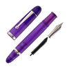 Penlux Masterpiece Grande Great Natural Fountain Ink Pen | Aurora Australis (Purple) Body | Piston Filling | Stainless Steel No. 6 Jowo Nibs