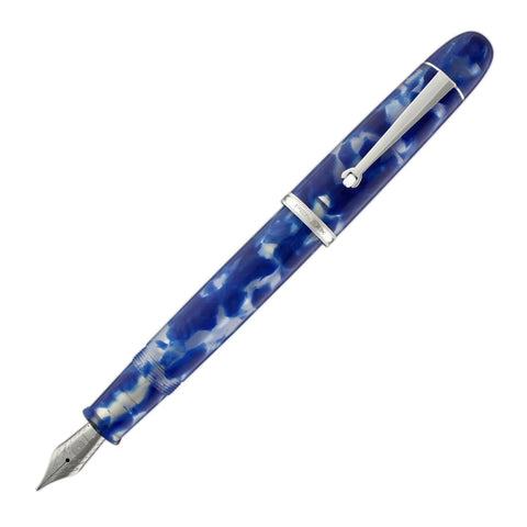 Penlux Koi Fountain Ink Pen | Koi (Blue & White) Body | Piston Filling | Oversize Pen With No. 6 Jowo Nibs