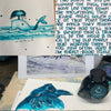 Colorverse Gravity Wave - Turquoise - Fountain Pen Ink 15 Astrophysics Series, Season 2, 65ml - 15ml - 2 Bottle Set, Dye-Based, Nontoxic, Made In Korea
