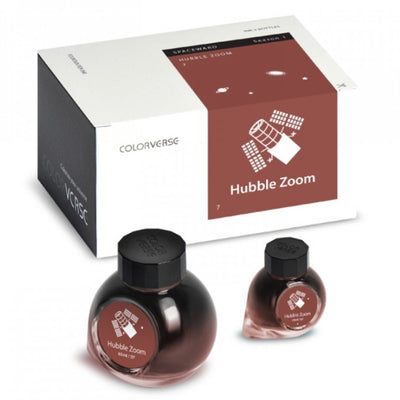 Colorverse Hubble Zoom - Brown - Fountain Pen Ink 07 Spaceward Series, Season 1, 65ml - 15ml - 2 Bottle Set, Dye-Based, Nontoxic, Made In Korea