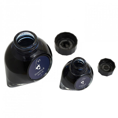 Colorverse Proxima B - Dark Blue - Fountain Pen Ink 02 Spaceward Series, Season 1, 65ml - 15ml - 2 Bottle Set, Dye-Based, Nontoxic, Made In Korea